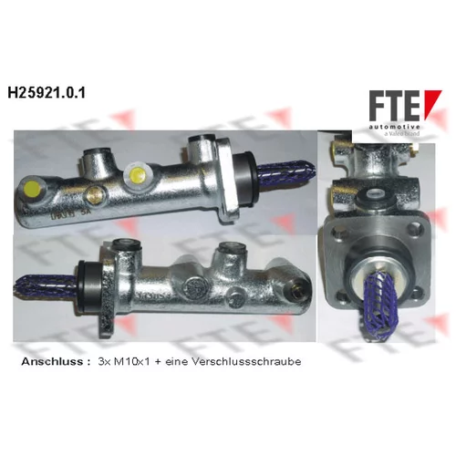 Hlavný brzdový valec FTE H25921.0.1