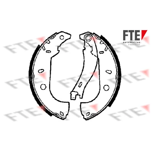 Sada brzdových čeľustí FTE 9100012