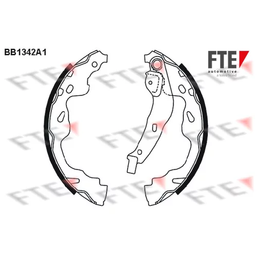 Sada brzdových čeľustí FTE 9100095