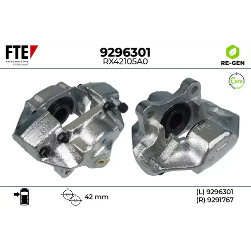 Brzdový strmeň FTE 9296301