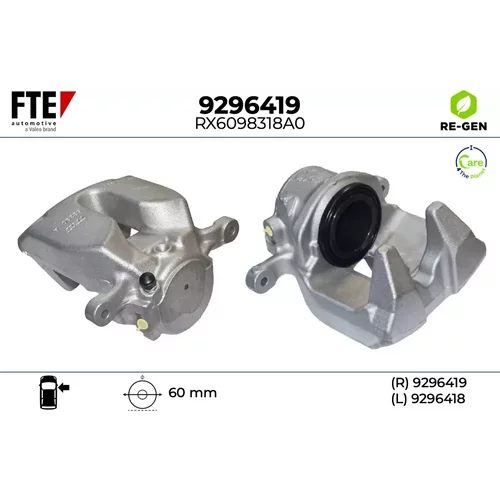 Brzdový strmeň FTE 9296419