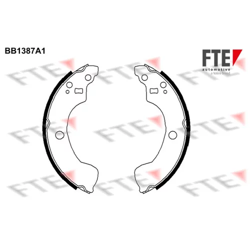 Sada brzdových čeľustí FTE BB1387A1