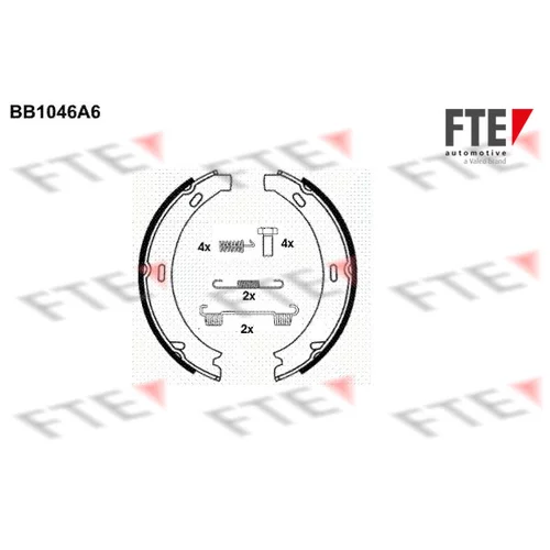 Sada brzd. čeľustí parkov. brzdy FTE 9100007