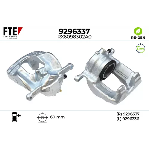 Brzdový strmeň FTE 9296337