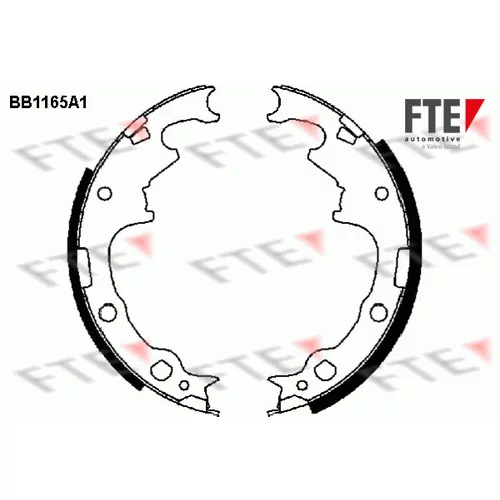 Sada brzdových čeľustí FTE BB1165A1