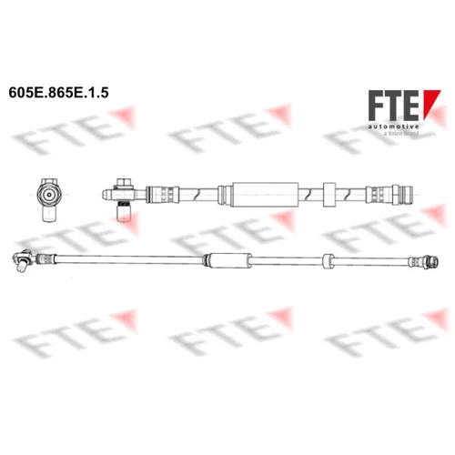 Brzdová hadica FTE 605E.865E.1.5