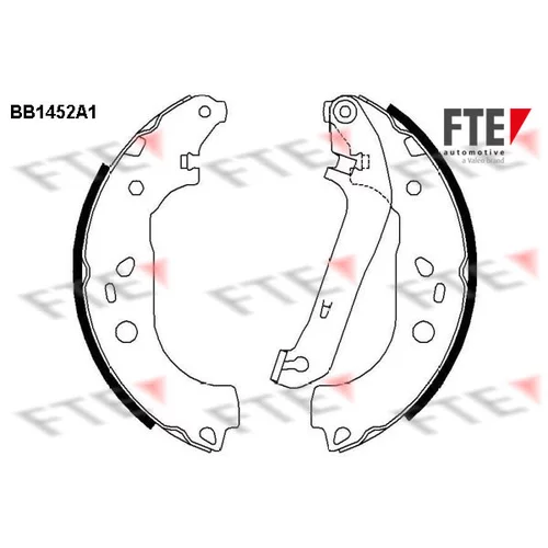 Sada brzdových čeľustí FTE 9100174