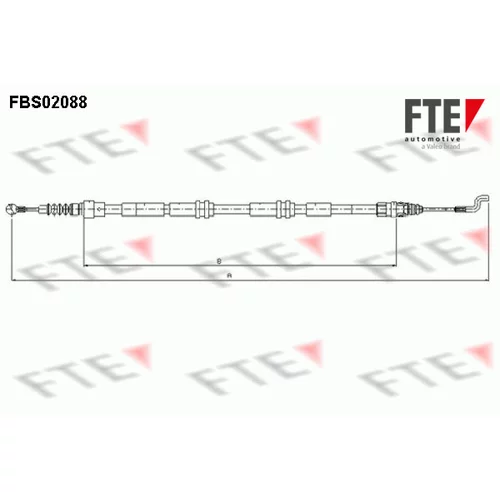 Ťažné lanko parkovacej brzdy FTE 9250088