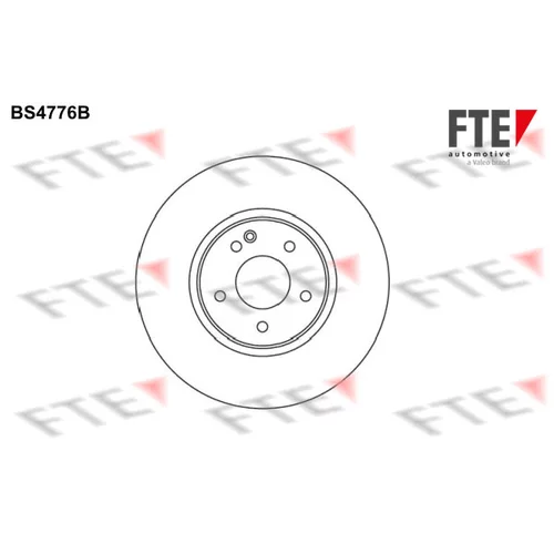 Brzdový kotúč FTE BS4776B