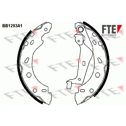 Sada brzdových čeľustí FTE 9100064