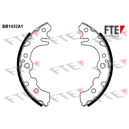 Sada brzdových čeľustí FTE 9100183