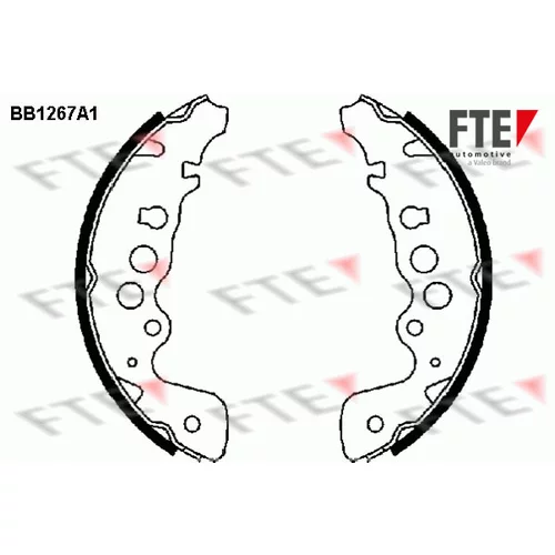 Sada brzdových čeľustí FTE BB1267A1