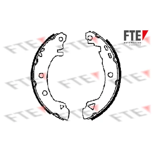 Sada brzdových čeľustí FTE 9100014