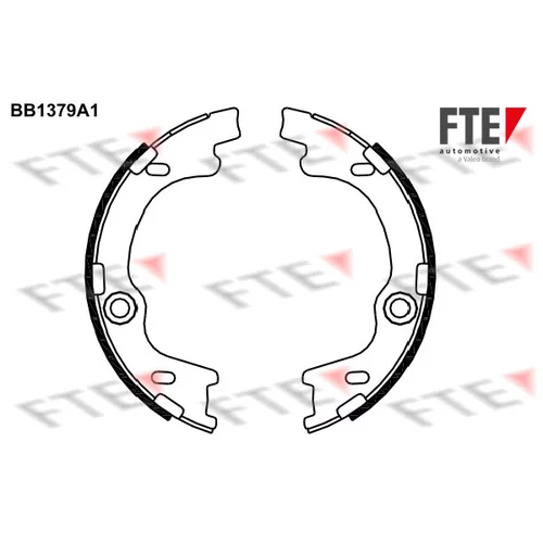 Sada brzd. čeľustí parkov. brzdy FTE 9100123