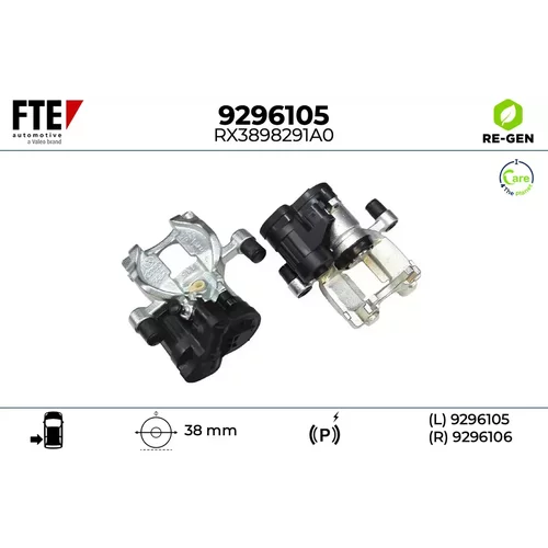 Brzdový strmeň FTE 9296105