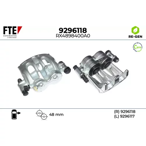 Brzdový strmeň FTE 9296118