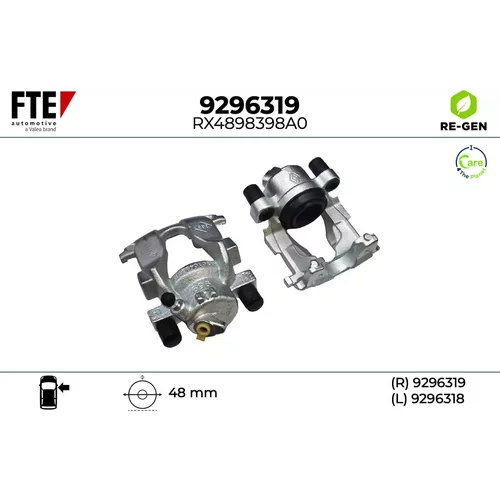 Brzdový strmeň FTE 9296319