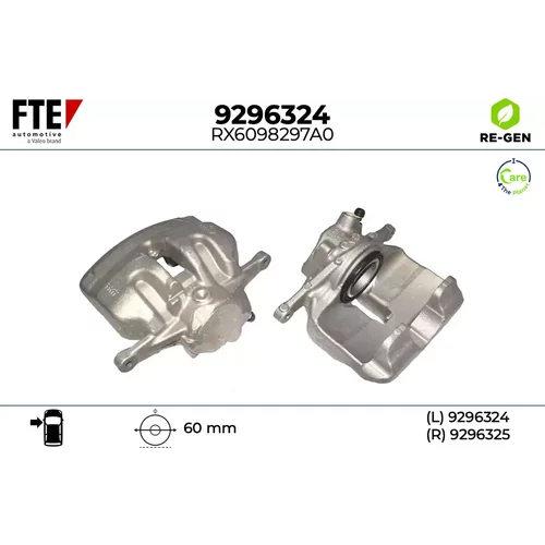 Brzdový strmeň FTE 9296324