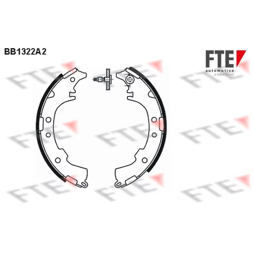 Sada brzdových čeľustí FTE BB1322A2