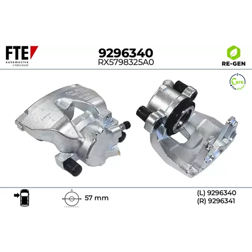 Brzdový strmeň FTE 9296340