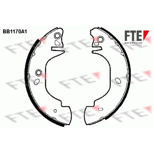 Sada brzdových čeľustí FTE BB1170A1
