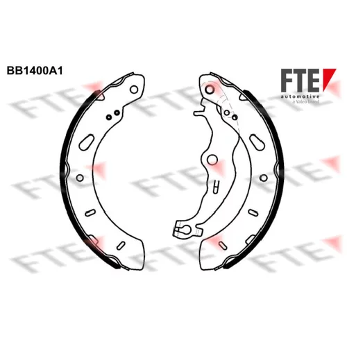 Sada brzdových čeľustí FTE 9100135
