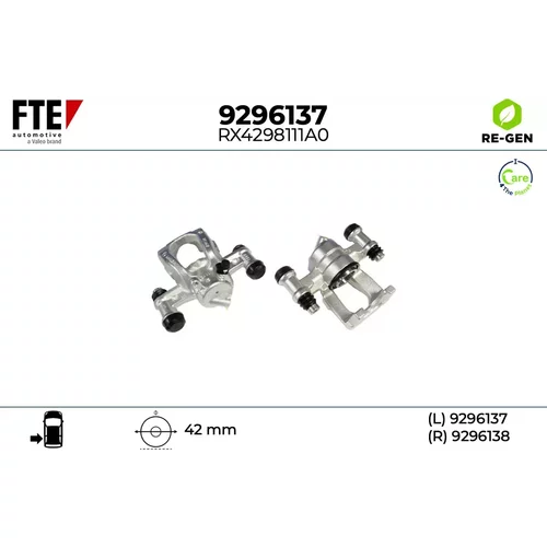 Brzdový strmeň FTE 9296137