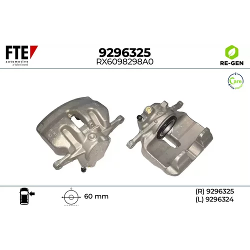 Brzdový strmeň FTE 9296325