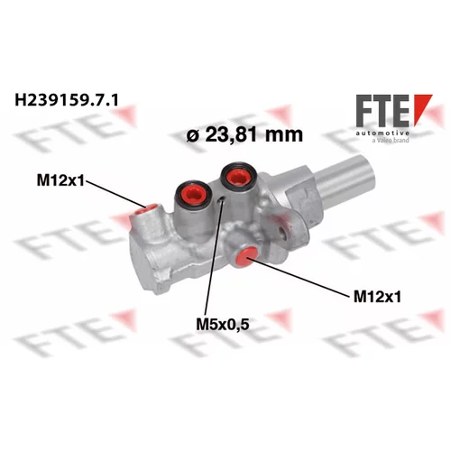 Hlavný brzdový valec FTE H239159.7.1