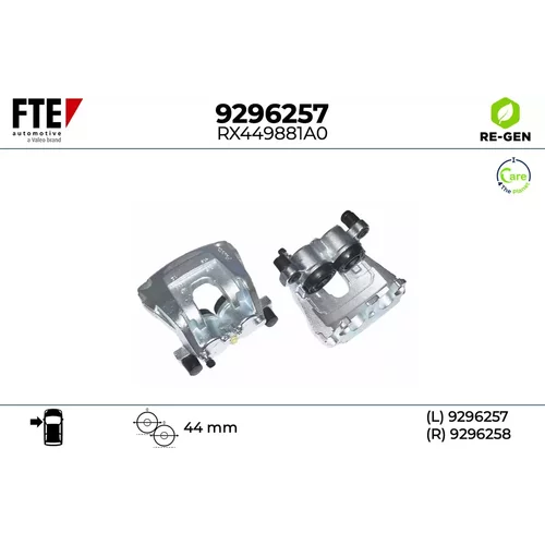 Brzdový strmeň FTE 9296257