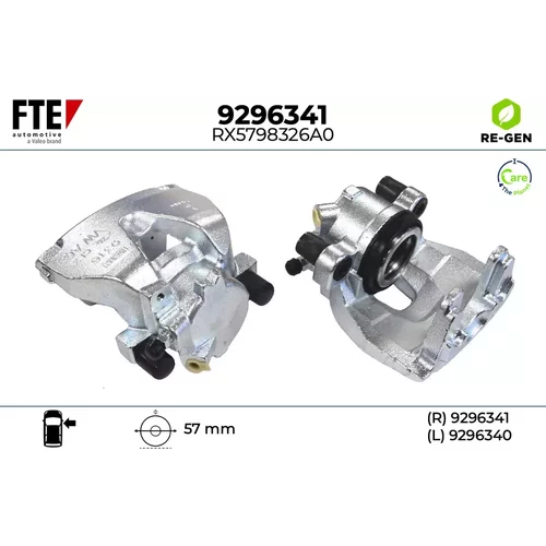 Brzdový strmeň FTE 9296341
