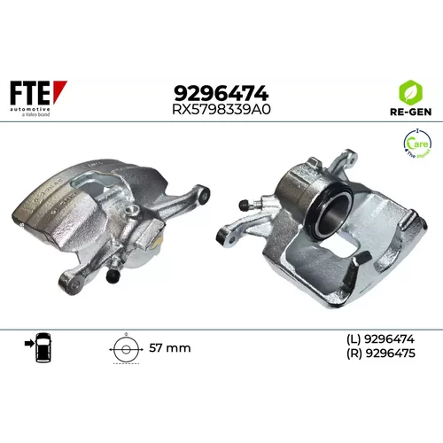 Brzdový strmeň FTE 9296474