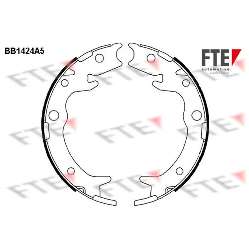 Sada brzd. čeľustí parkov. brzdy FTE BB1424A5