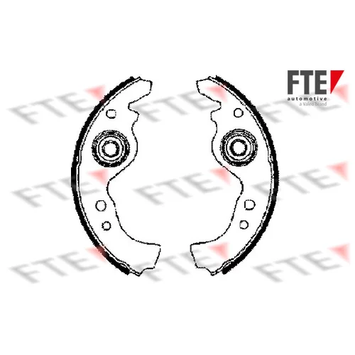 Sada brzdových čeľustí FTE 9100000