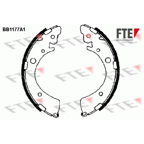 Sada brzdových čeľustí FTE 9100040