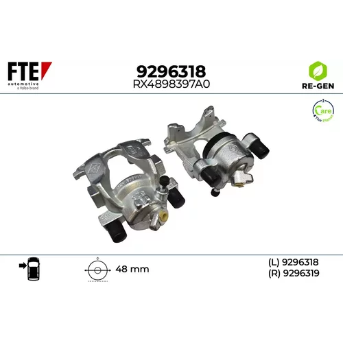 Brzdový strmeň FTE 9296318