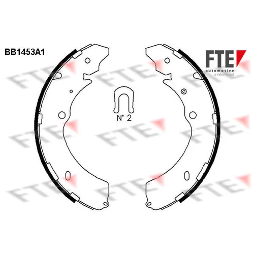 Sada brzdových čeľustí FTE 9100184