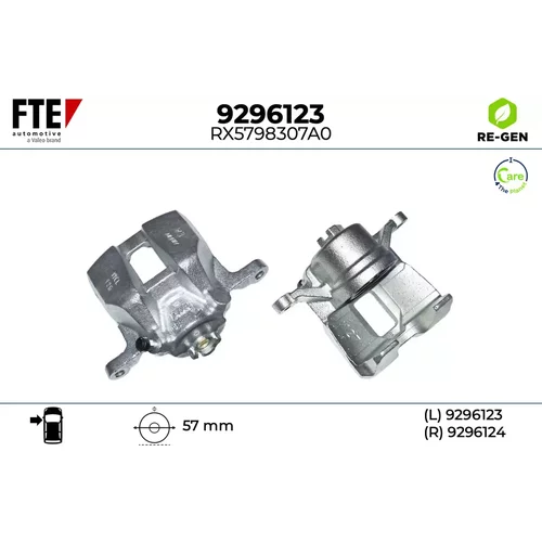 Brzdový strmeň FTE 9296123