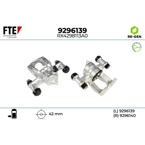 Brzdový strmeň FTE 9296139
