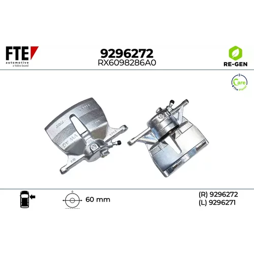 Brzdový strmeň FTE 9296272