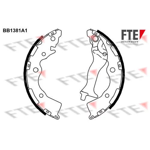 Sada brzdových čeľustí FTE BB1381A1