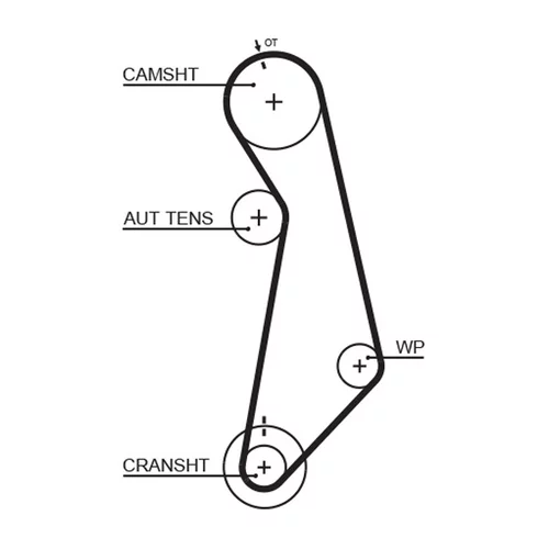 Vodné čerpadlo + sada ozubeného remeňa KP15489XS-2 /GATES/ - obr. 1