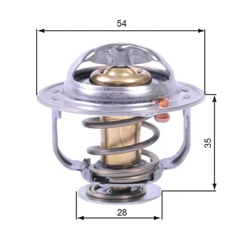Termostat chladenia GATES TH43880G1