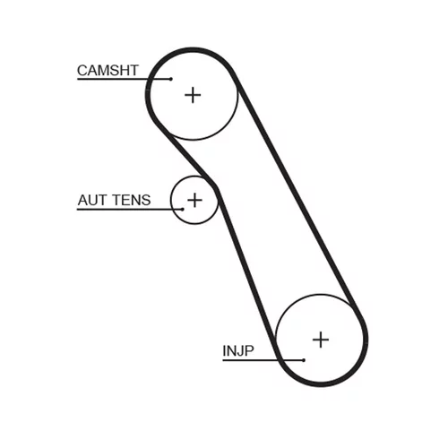 Vodné čerpadlo + sada ozubeného remeňa KP15541XS /GATES/ - obr. 1