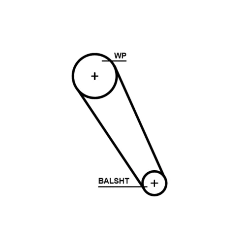 Vodné čerpadlo + sada ozubeného remeňa KP15713XS /GATES/ - obr. 1