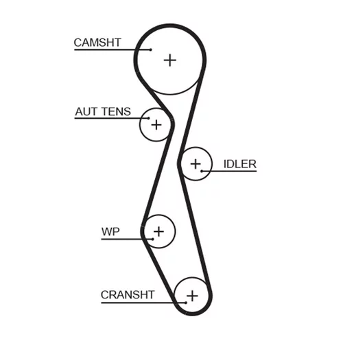Vodné čerpadlo + sada ozubeného remeňa KP25633XS /GATES/ - obr. 1