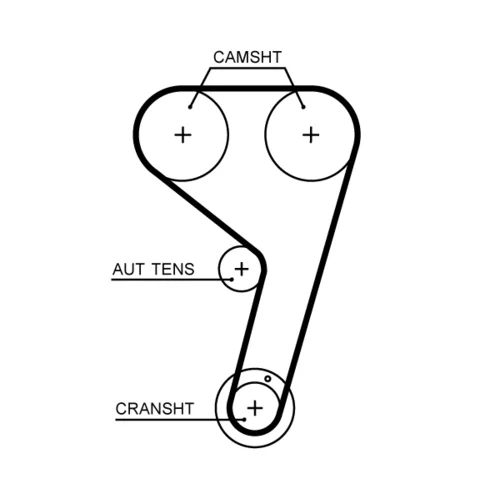 Vodné čerpadlo + sada ozubeného remeňa KP1T359HOB /GATES/ - obr. 1