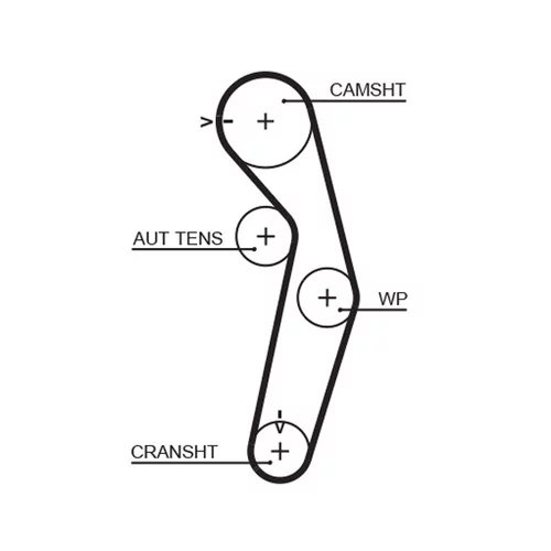 Vodné čerpadlo + sada ozubeného remeňa KP15441XS /GATES/ - obr. 1