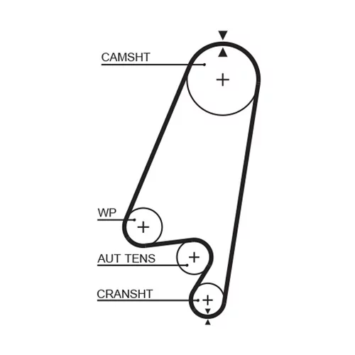 Vodné čerpadlo + sada ozubeného remeňa KP15367XS /GATES/ - obr. 1
