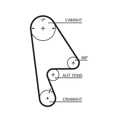 Vodné čerpadlo + sada ozubeného remeňa KP15410XS-2 /GATES/ - obr. 1